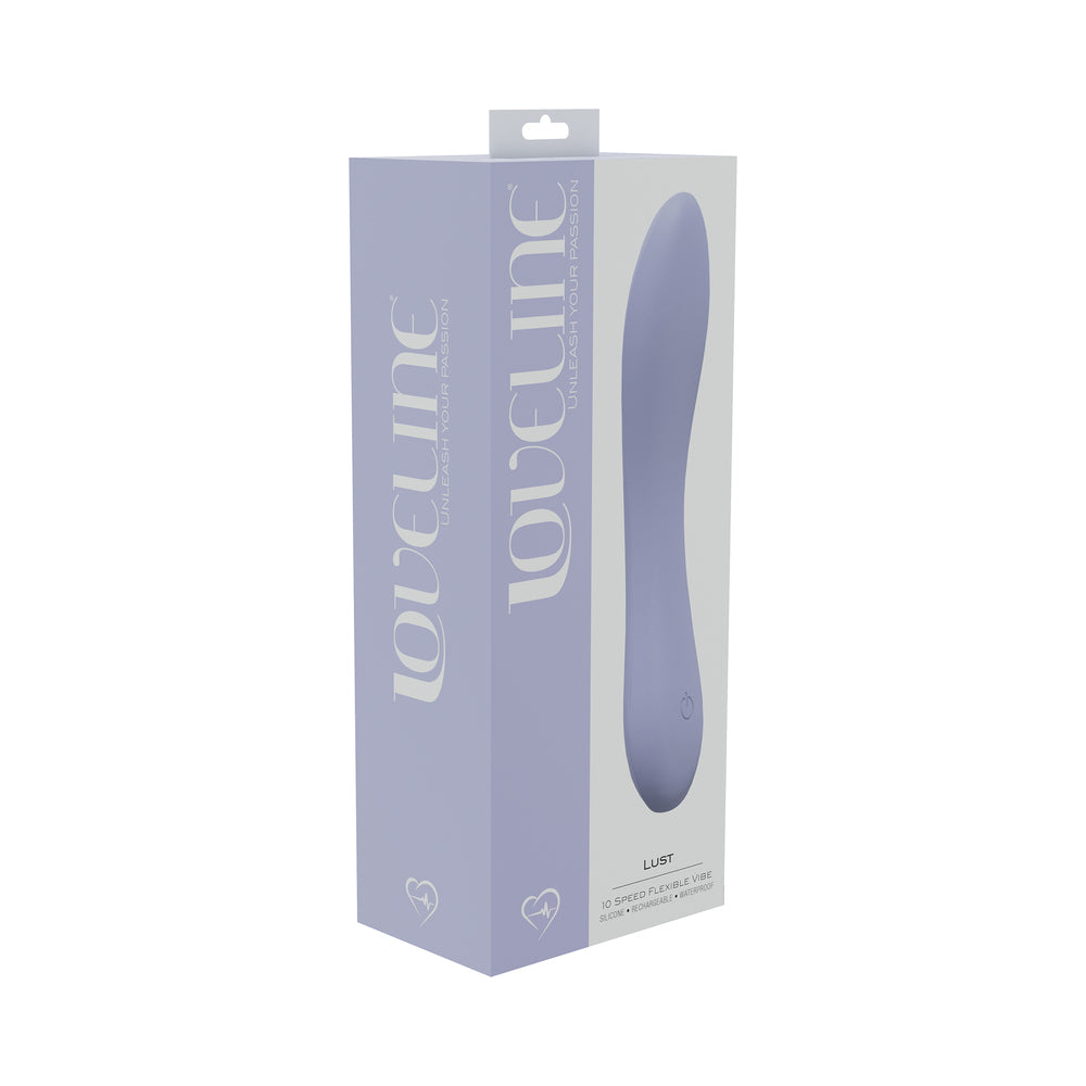 LoveLine Lust 10 Speed Flexible Vibe Lav